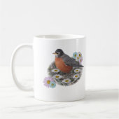 Mug Robin Daisy Fairy Ring (Gauche)