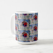 Mug Robin de Noël (Devant gauche)