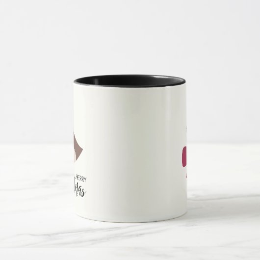 Mug Robin doux et Bow rouge (Centre)