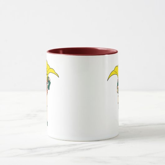 Mug Robin en cours d'exécution (Centre)