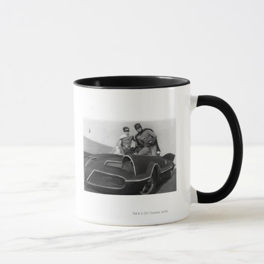 Mug Robin et Batman debout dans Batmobile (Droite)