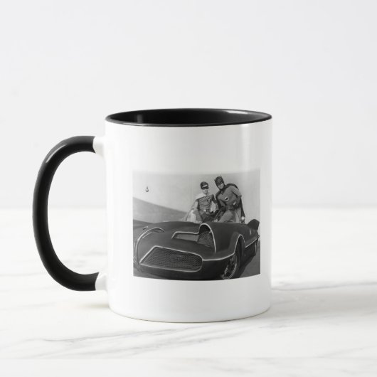 Mug Robin et Batman debout dans Batmobile (Gauche)