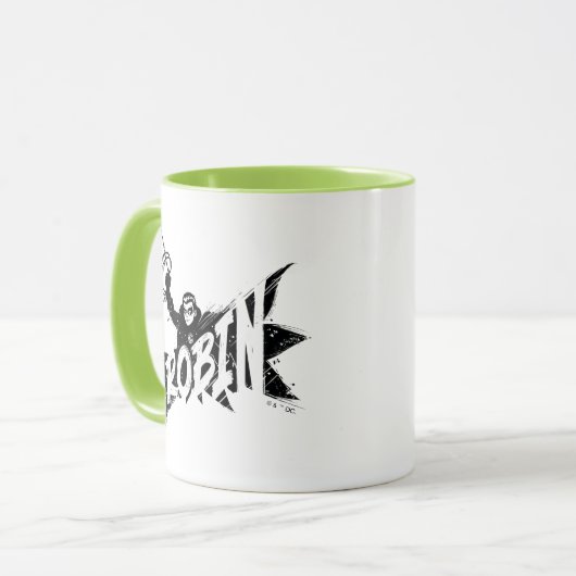 Mug Robin Ink Nom de la brosse (Devant gauche)