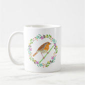 Mug Robin l'oiseau de Noël (Gauche)