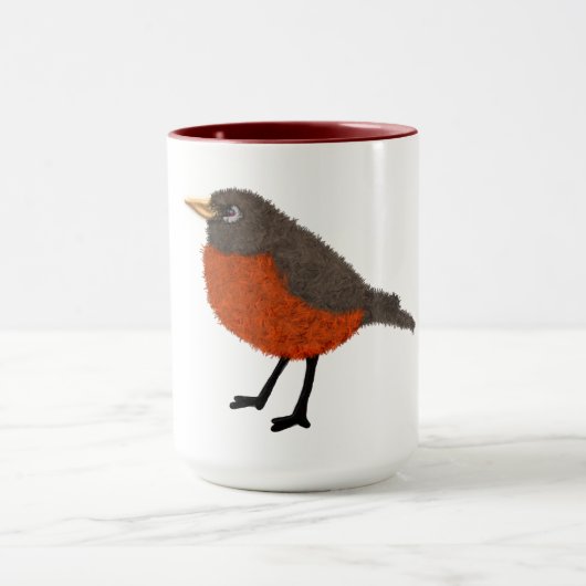 Mug Robin mignon moderne (Centre)