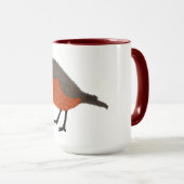 Mug Robin mignon moderne (Devant droit)