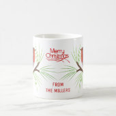 Mug Robin Redmamet Merry Christmas typographie (Centre)