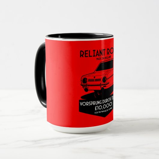 Mug Robin Reliant Trois Roues (Devant gauche)