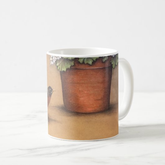 Mug Robin rouge (Devant droit)