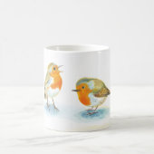 Mug Robins rouges en hiver (Centre)