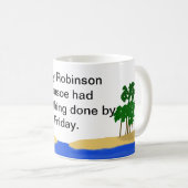 Mug Robinson Crusoe (Devant droit)