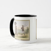 Mug Robinson Crusoe et son homme vendredi, (esquisse (Devant gauche)