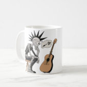 Mug Robot de musique confus (Devant gauche)