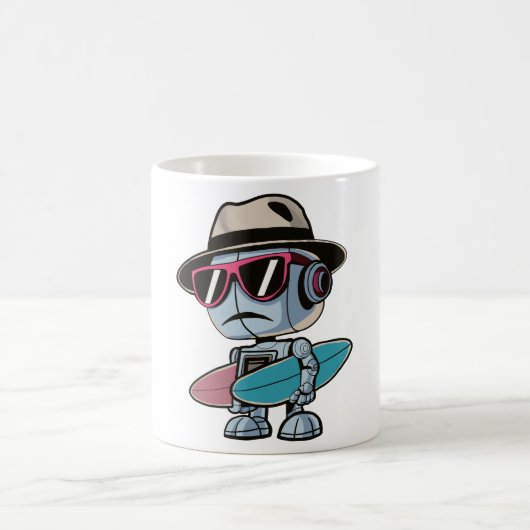 Mug Robot de surf (Centre)