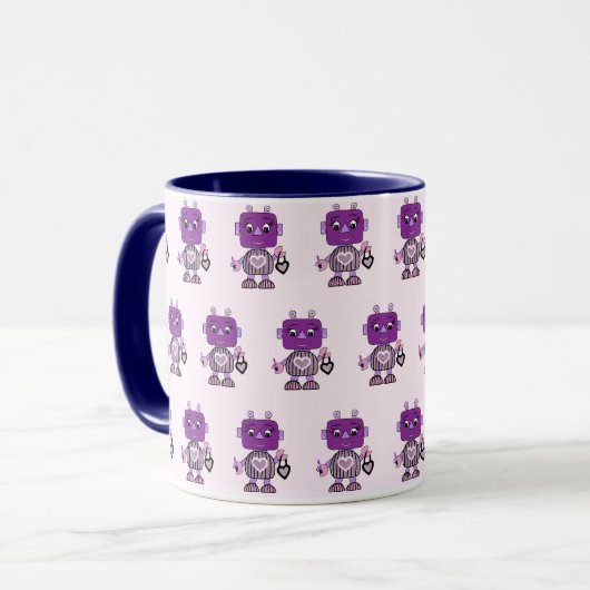 Mug Robot girl (Devant gauche)