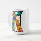 Mug Robot Guerrier géant : Aventure illimitée (Devant gauche)