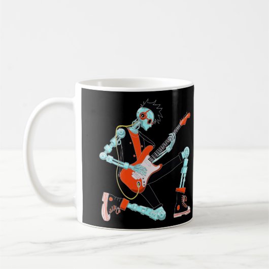 Mug Robot guitariste (Gauche)
