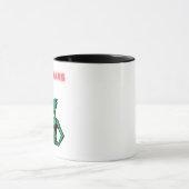 Mug Robot Humanoïde Futuriste sur une Planète Extrater (Centre)