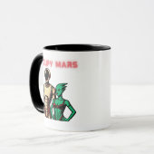 Mug Robot Humanoïde Futuriste sur une Planète Extrater (Devant gauche)