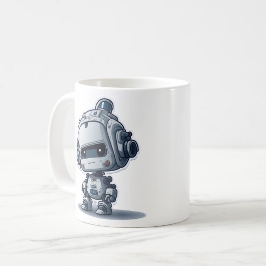 Mug Robot mignon (Devant gauche)