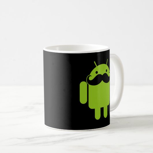 Mug Robot Noir (Devant droit)