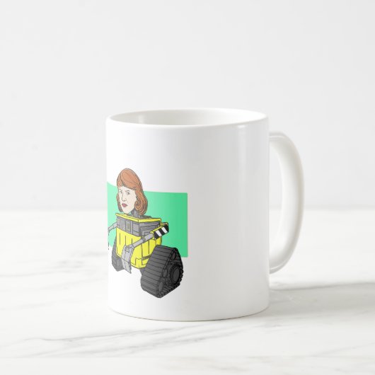 Mug Robot Sylvia Plath (Devant droit)