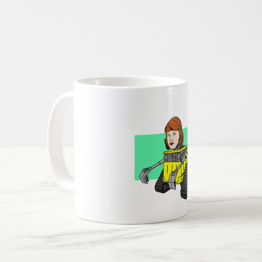 Mug Robot Sylvia Plath (Devant gauche)