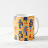 Mug robot unique et amusant. (Devant droit)
