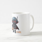 Mug Robot Vampire foncé Halloween Café Sci-Fi Éffrayan (Devant droit)
