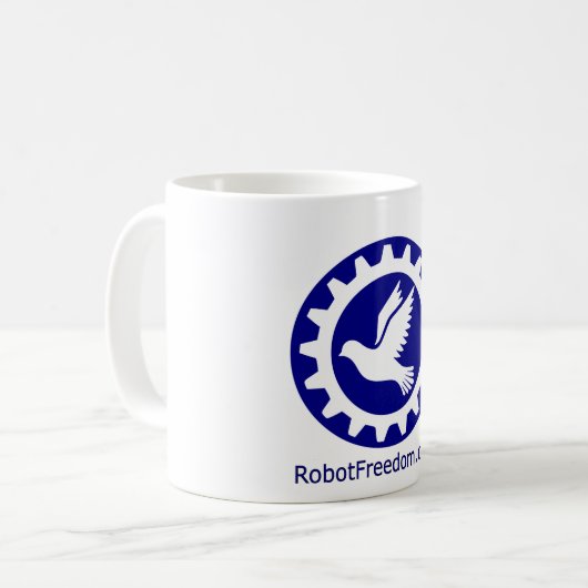 Mug RobotFreedom.com Coupe (Devant gauche)