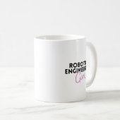 Mug Robotique Ingénierie fille (Devant droit)