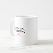 Mug Robotique Ingénierie fille (Devant gauche)