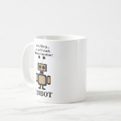 Mug Robotique Robotique Drôle (Devant gauche)