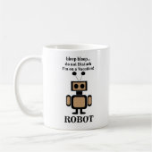 Mug Robotique Robotique Drôle (Gauche)