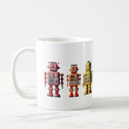Mug Robots arc-en-ciel (Gauche)