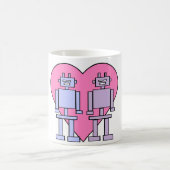 Mug Robots de coeur (Centre)