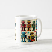 Mug robots jouets de style années 1950 (Devant droit)