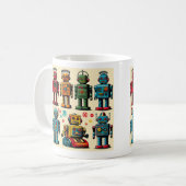 Mug robots jouets de style années 1950 (Devant gauche)