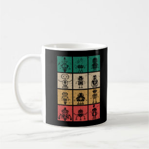 Mug Robots rétro Robotique Vintage