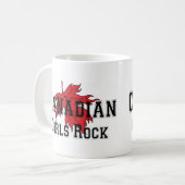 Mug Roche canadienne de filles (Devant gauche)