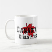 Mug Roche canadienne de filles (Gauche)