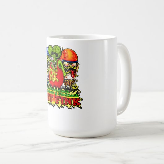 Mug roche chaude de rat fink (Devant droit)