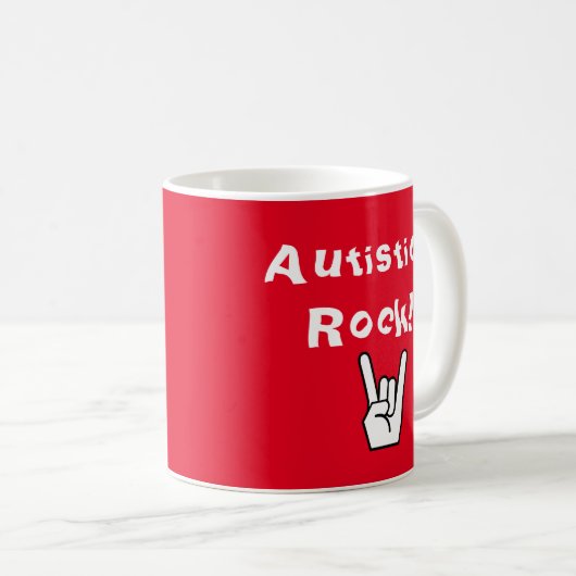 Mug Roche d'Autistics ! (Devant droit)
