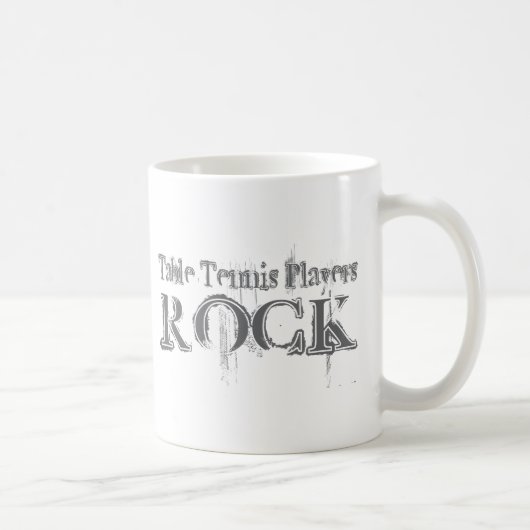Mug Roche de joueurs de ping-pong (Droite)