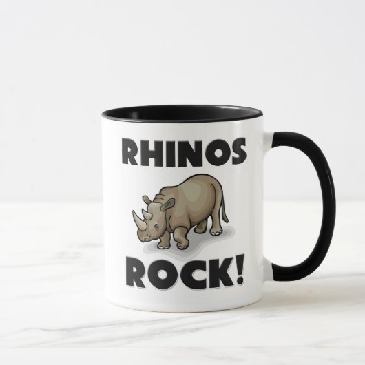 Mug Roche de rhinocéros (Droite)