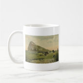 Mug Roche du Gibraltar de la terre neutre, cru (Gauche)