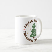 Mug Rocher Autour De L'Arbre De Noël (Devant droit)