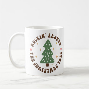 Mug Rocher Autour De L'Arbre De Noël