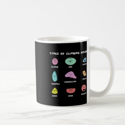 Mug Rocher de grimpe amusant grimpeur de bloc mur de r (Droite)