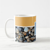 Mug Rocher de plage bleu orangé (Gauche)